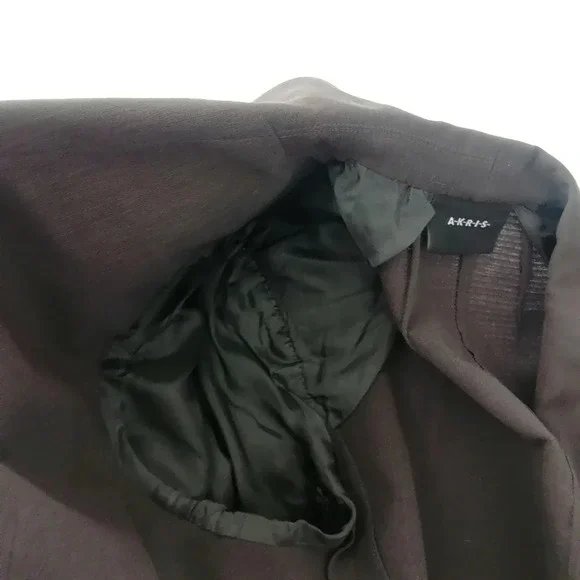 Akris Wool Summer Blazer Single Breasted with Hidden Snap Closure Size 10 - Picture 7 of 17